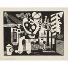 Stuart Davis - Barber Shop Chord - 40x50 Inch Rolled Canvas Wall Art Print Stuart Davis - Barber Shop Chord - 40x50 Inch Rolled Canvas Wall Art Print