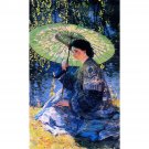 The Green Parasol, 1911 - 40x50 Inch Rolled Canvas Wall Art Print The Green Parasol, 1911 - 40x50 Inch Rolled Canvas Wall Art Print