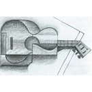The Guitar by Juan Gris - 40x50 Inch Rolled Canvas Wall Art Print