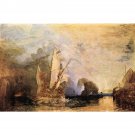 Ulysses in Homer's Odyssey by Joseph Mallord Turner - 40x50 Inch Rolled Canvas Wall Art Print