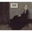 Whistler - Whistlers Mother - 40x50 Inch Rolled Canvas Wall Art Print