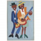Blind Singer - 40x50 Inch Rolled Canvas Wall Art Print Blind Singer - 40x50 Inch Rolled Canvas Wall Art Print