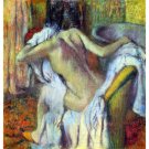 After Bathing #4 by Degas - 30x40 Inch Rolled Canvas Wall Art Print