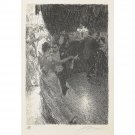 Anders Zorn - The Waltz (etching) 1891 - 30x40 Inch Rolled Canvas Wall Art Print
