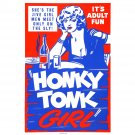 Honky Tonk Girl 02 - 30x40 Inch Rolled Canvas Wall Art Print