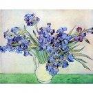 Irises #2 by Van Gogh - 30x40 Inch Rolled Canvas Wall Art Print