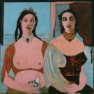 John D. Graham - Two Sisters - 30x40 Inch Rolled Canvas Wall Art Print