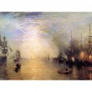 Keelmen heaving by Joseph Mallord Turner - 30x40 Inch Rolled Canvas Wall Art Print