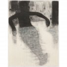 Kerry James Marshall - Study for Blue Water, Silver Moon - 30x40 Inch Rolled Canvas Wall Art Print