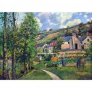 Landscape in Pontiose by Pissarro - 30x40 Inch Rolled Canvas Wall Art Print