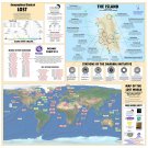 LOST Ultimate Map - 30x40 Inch Rolled Canvas Wall Art Print
