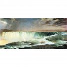 Niagara Falls by Frederick Edwin Church - 30x40 Inch Rolled Canvas Wall Art Print