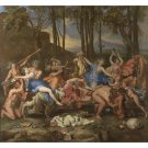 Nicolas Poussin - The Triumph of Pan - 30x40 Inch Rolled Canvas Wall Art Print