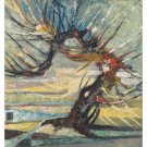Otto Mueller - Ein Baum - 30x40 Inch Rolled Canvas Wall Art Print