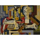 Pablo Picasso - Studio with Plaster Head - 30x40 Inch Rolled Canvas Wall Art Print