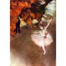 Prima Ballerina by Degas - 30x40 Inch Rolled Canvas Wall Art Print