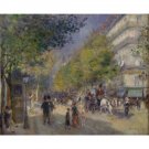 Renoir - Grande Boulevards - 30x40 Inch Rolled Canvas Wall Art Print
