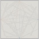 Red Lines from the Midpoints of the Left and Top Sides, Blue Lines - 30x40 Inch Rolled Canvas Wall A