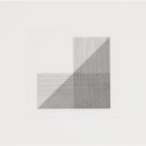 Untitled from Squares with a Different Line Direction in Each Half Square - 30x30 Inch Rolled Canvas
