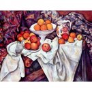 Still Life with Apples and Oranges by Cezanne - 30x40 Inch Rolled Canvas Wall Art Print