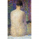Study of a model 2 by Seurat - 30x40 Inch Rolled Canvas Wall Art Print Study of a model 2 by Seurat - 30x40 Inch Rolled Canvas Wall Art Print