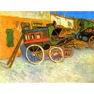 The coach of Tarascon by Van Gogh - 30x40 Inch Rolled Canvas Wall Art Print