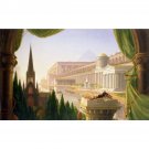 Thomas Cole - Architects Dream - 30x40 Inch Rolled Canvas Wall Art Print