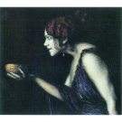 Tilla Durieux as Circe by Franz von Stuck - 30x40 Inch Rolled Canvas Wall Art Print