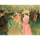 Toulouse-Lautrec - At the Moulin Rouge - 30x40 Inch Rolled Canvas Wall Art Print