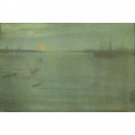 Whistler - Nocturne Blue and Gold--Southampton Water - 30x40 Inch Rolled Canvas Wall Art Print Whistler - Nocturne Blue and Gold--Southampton Water - 30x40 Inch Rolled Canvas Wall Art Print