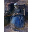 Woman Sewing, 1881 - 30x40 Inch Rolled Canvas Wall Art Print