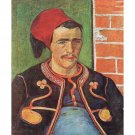 Zouave half figure by Van Gogh - 30x40 Inch Rolled Canvas Wall Art Print Zouave half figure by Van Gogh - 30x40 Inch Rolled Canvas Wall Art Print