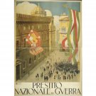 Plaza Italy - 30x40 Inch Rolled Canvas Wall Art Print