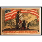 Vintage - America - 30x40 Inch Rolled Canvas Wall Art Print