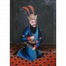 Anonymous reverse painting on glass of a Persian king, western India - 30x40 Inch Rolled Canvas Wall