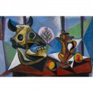 Bull_Skull,_Fruit,_Pitcher_by_Picasso - 30x40 Inch Rolled Canvas Wall Art Print