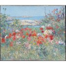 Celia Thaxter's Garden, Isles of Shoals, Maine, 1890 - 30x40 Inch Rolled Canvas Wall Art Print