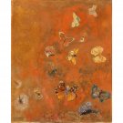 Evocation of Butterflies, 1912 - 30x40 Inch Rolled Canvas Wall Art Print