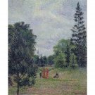 Kew Gardens, Crossroads near the Pond, 1892 - 30x40 Inch Rolled Canvas Wall Art Print