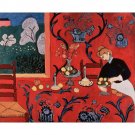 Matisse, Henri - The Red Room (Harmony in Red) - 30x40 Inch Rolled Canvas Wall Art Print
