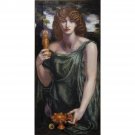 Mnemosyne, also titled Lamp of Memory and Ricordanza, 1881 - 30x40 Inch Rolled Canvas Wall Art Print