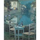 Small Table in Evening Dusk, 1921 - 30x40 Inch Rolled Canvas Wall Art Print Small Table in Evening Dusk, 1921 - 30x40 Inch Rolled Canvas Wall Art Print