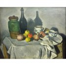 Still Life with Fruit and Crockery, 1869-71 - 30x40 Inch Rolled Canvas Wall Art Print Still Life with Fruit and Crockery, 1869-71 - 30x40 Inch Rolled Canvas Wall Art Print