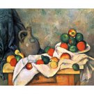Still life, drapery, pitcher and fruit bowl by Cezanne - 30x40 Inch Rolled Canvas Wall Art Print Still life, drapery, pitcher and fruit bowl by Cezanne - 30x40 Inch Rolled Canvas Wall Art Print