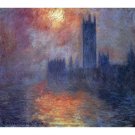 The Houses of Parliament, Sunset by Monet - 30x40 Inch Rolled Canvas Wall Art Print The Houses of Parliament, Sunset by Monet - 30x40 Inch Rolled Canvas Wall Art Print