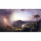 The Valley of St. Thomas, Jamaica by Frederick Edwin Church - 30x40 Inch Rolled Canvas Wall Art Prin