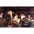 Waterhouse Hylas and the Nymphs Manchester Art Gallery 1896.15 n2 - 30x40 Inch Rolled Canvas Wall Ar