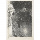 Anders Zorn - The Waltz (etching) 1891 - 24x32 Inch Rolled Canvas Wall Art Print