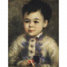 Boy with a Toy Soldier (Portrait of Jean de La Pommeraye), 1875 - 24x32 Inch Rolled Canvas Wall Art Boy with a Toy Soldier (Portrait of Jean de La Pommeraye), 1875 - 24x32 Inch Rolled Canvas Wall Art