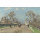 Camille Pissarro - The Avenue, Sydenham - 24x32 Inch Rolled Canvas Wall Art Print